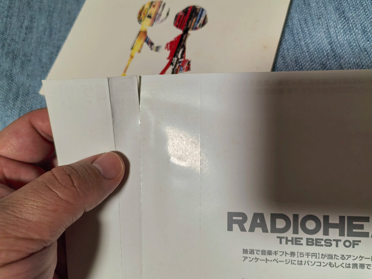Radiohead – The Best Of – Japanese 2CD with Obi – detail 6