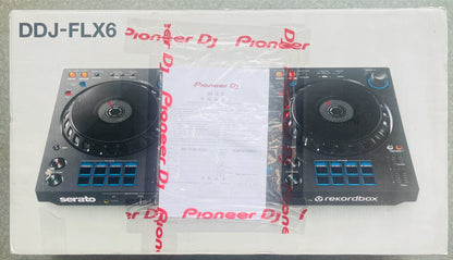 Pioneer DJ DDJ-FLX6 – Boxed Controller with TOWERWAY Case – actual item photograph