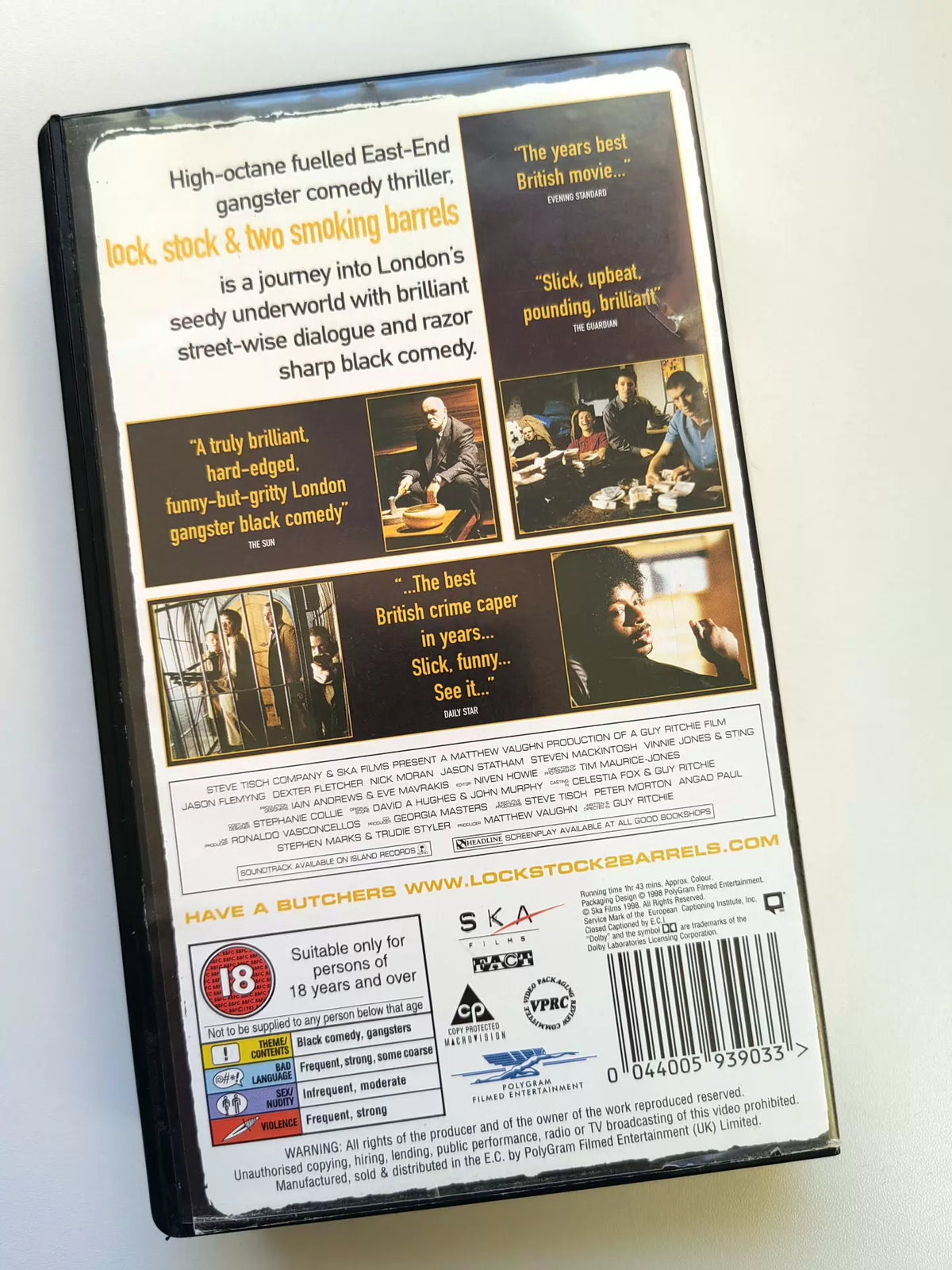 Lock, Stock and Two Smoking Barrels (VHS) – source photo 2