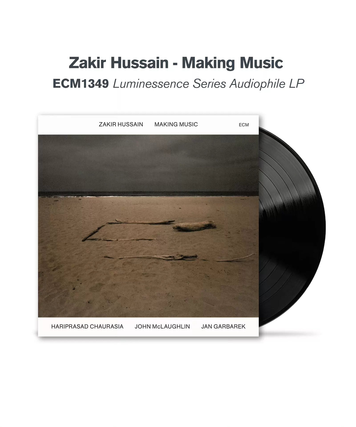 Zakir Hussain — Making Music — front view