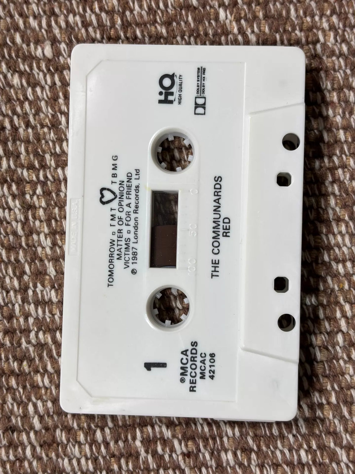 The Communards – Red, US Edition (Cassette) – photo 6