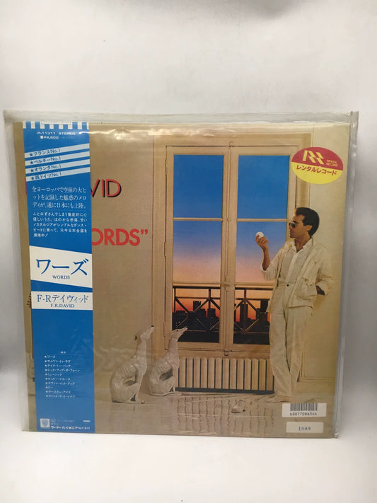F.R. David – Words; actual item