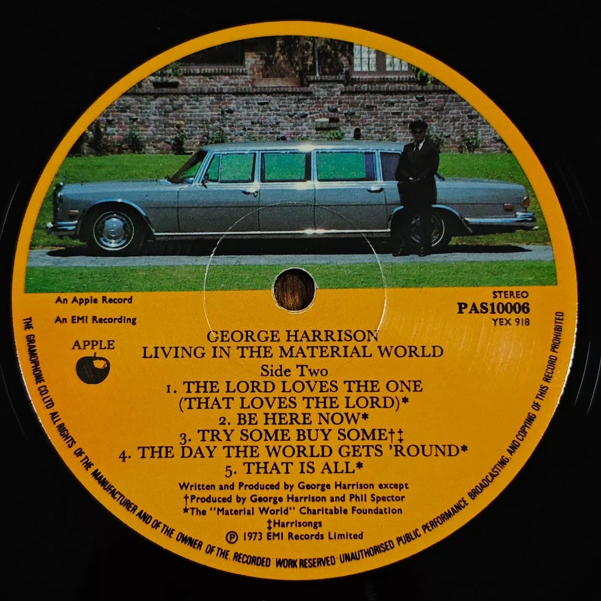 George Harrison – Living in the Material World UK First-Press Vinyl LP — product detail 8