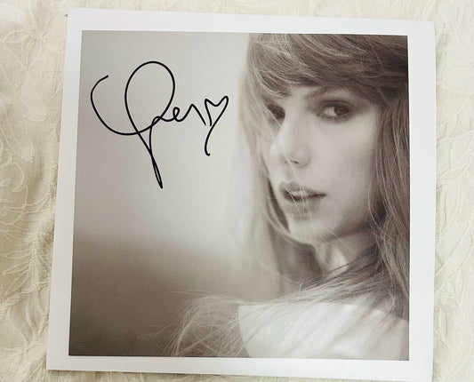 Taylor Swift - TTPD Signed White Vinyl