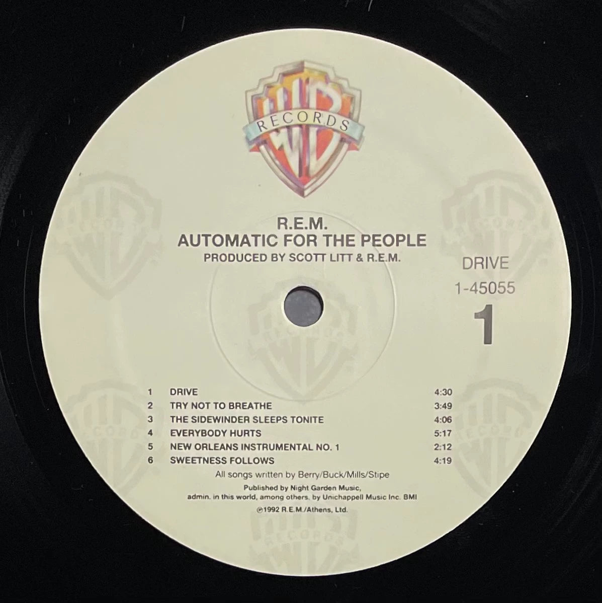 R.E.M. – Automatic for the People 1992 US First-Press Vinyl LP — product detail 3