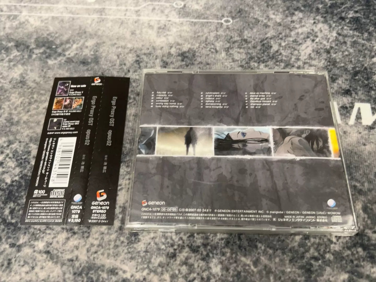 Yoshihiro Ike – Ergo Proxy OST opus02 – Japanese CD – actual item photograph 2