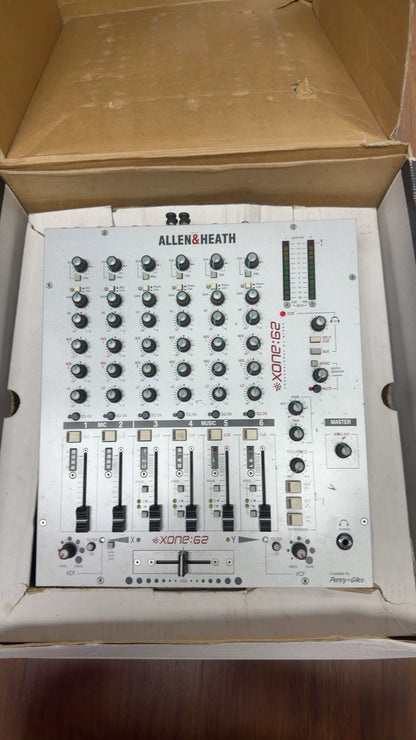 Allen & Heath Xone:62 DJ Mixer with Box – Used – actual item photograph 1