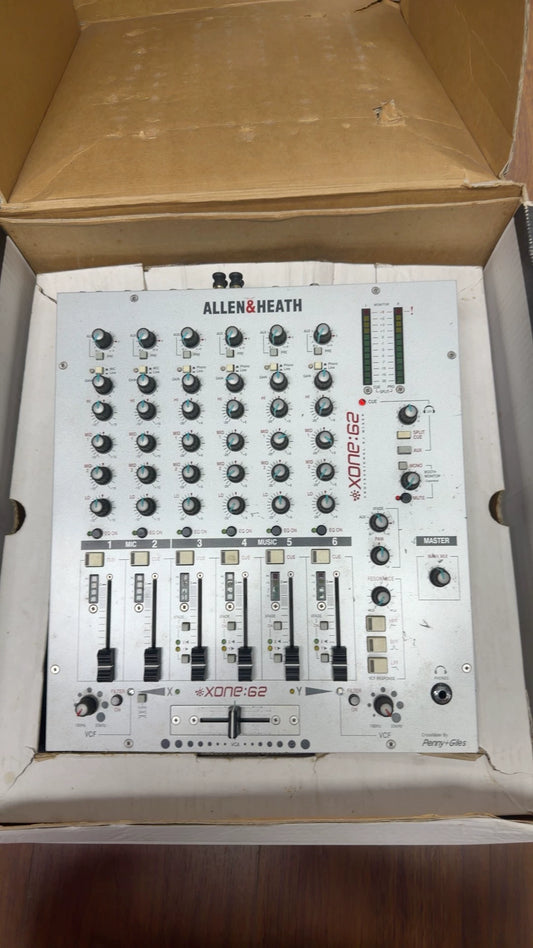 Allen & Heath Xone:62 DJ Mixer with Box – Used – actual item photograph 1