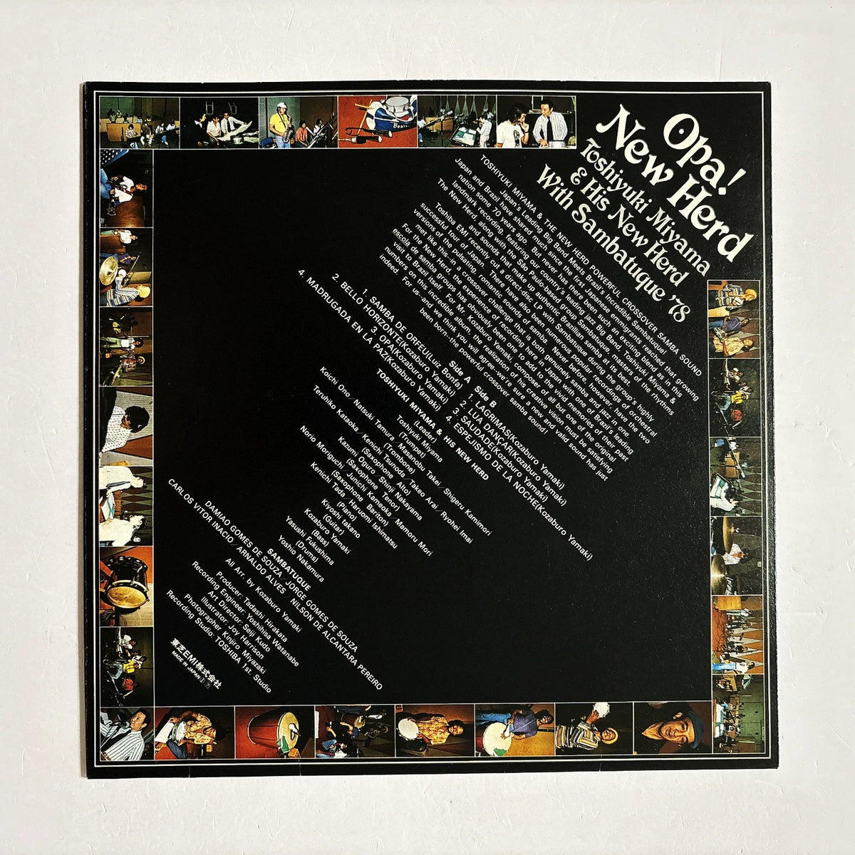 Toshiyuki Miyama & His New Herd with Sambatuque – Opa! New Herd (LP) – photo 2