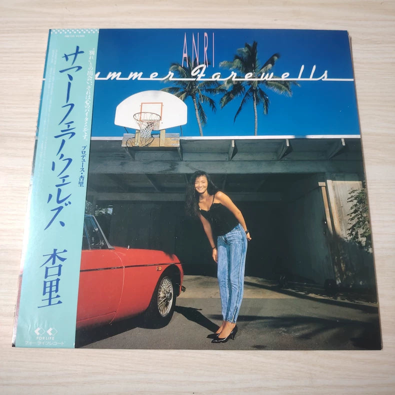Anri – Summer Farewells – 1987 Japanese LP with OBI