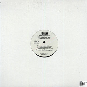 J Clear – Lump Lump / Wallflowers – edition reference image