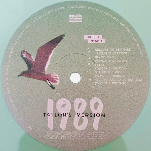 Taylor Swift – 1989 (Taylor's Version) – 2×LP · Special Edition · Green [Aquamarine Green] – Mint (M) – image 4