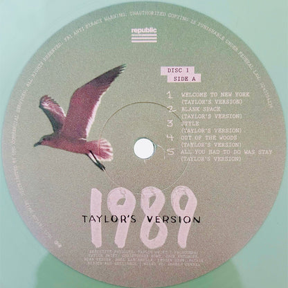 Taylor Swift – 1989 (Taylor's Version) – 2×LP · Special Edition · Green [Aquamarine Green] – Mint (M) – image 4