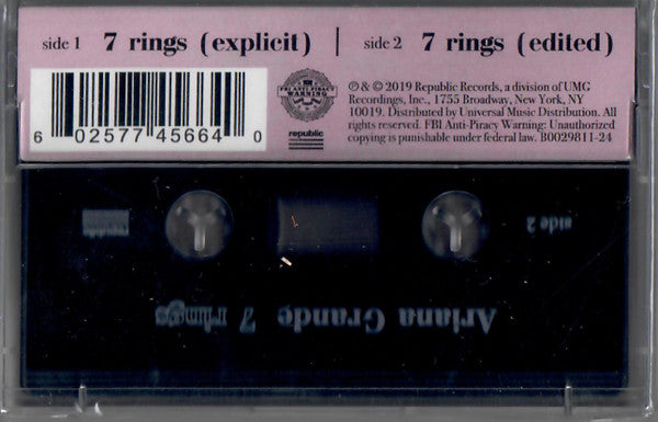 Ariana Grande – 7 Rings – Limited Cassette Single
