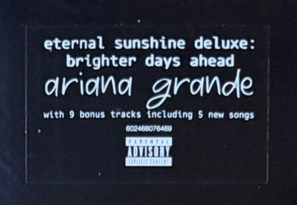 Ariana Grande Eternal Sunshine Deluxe barcode detail