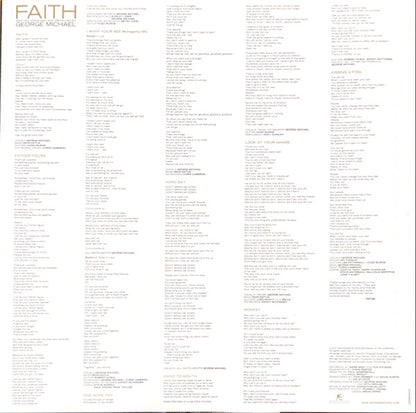 George Michael – Faith – Red & Black Marbled Vinyl (2LP)