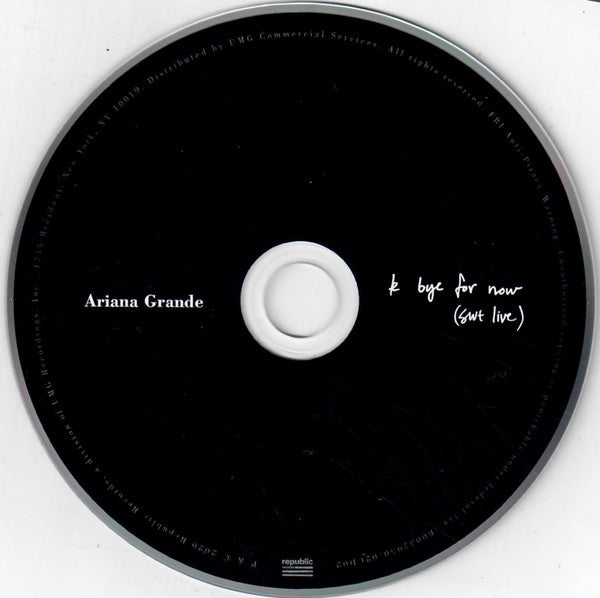 Ariana Grande K Bye For Now RSD 2CD booklet