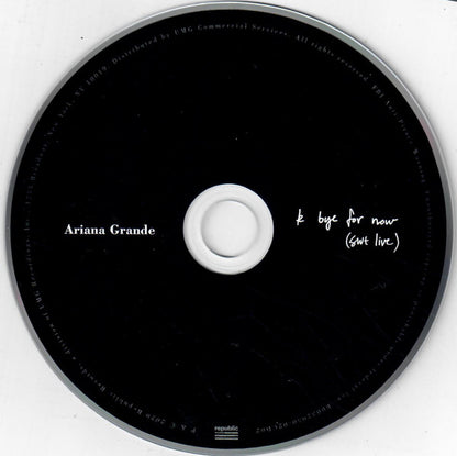 Ariana Grande K Bye For Now RSD 2CD booklet