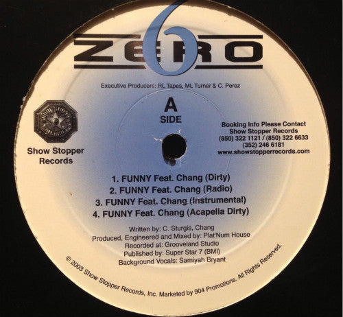 6-Zero – Funny / Stay – 1, Vinyl, 12", Maxi-Single