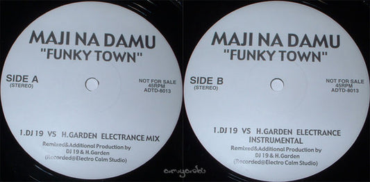 Maji Na Damu – Funky Town – edition reference image