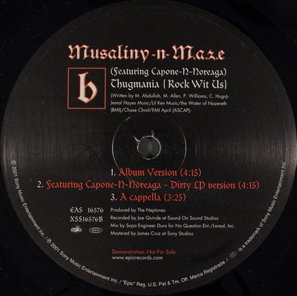 Musaliny-N-Maze – Thugmania (Rock Wit Us) – edition reference image