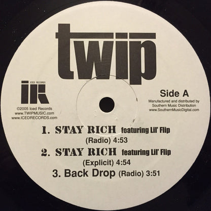 Twip – Stay Rich / The Joint (Let's Go) – edition reference image