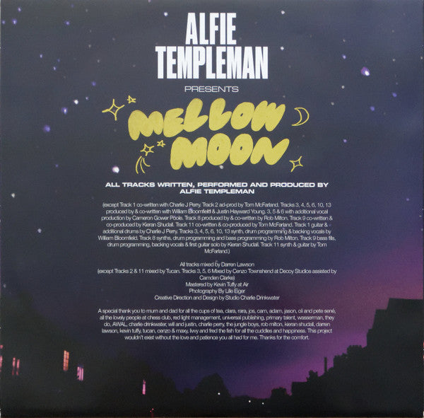 Alfie Templeman – Mellow Moon – White / Purple Splatter Vinyl (LP)