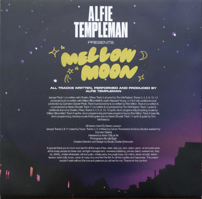 Alfie Templeman – Mellow Moon – White / Purple Splatter Vinyl (LP)