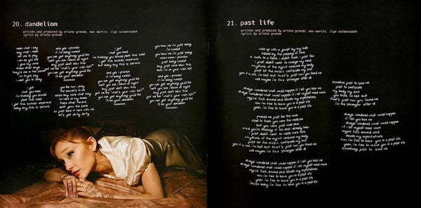 Ariana Grande Eternal Sunshine Deluxe second vinyl detail