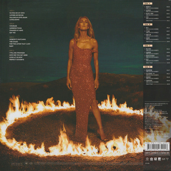 席琳・迪翁 = Celine Dion – Courage = 勇氣（中國限量琥珀大理石紋 2LP） — image 3