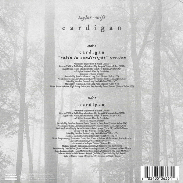 Taylor Swift – Cardigan (Cabin In Candlelight Version)