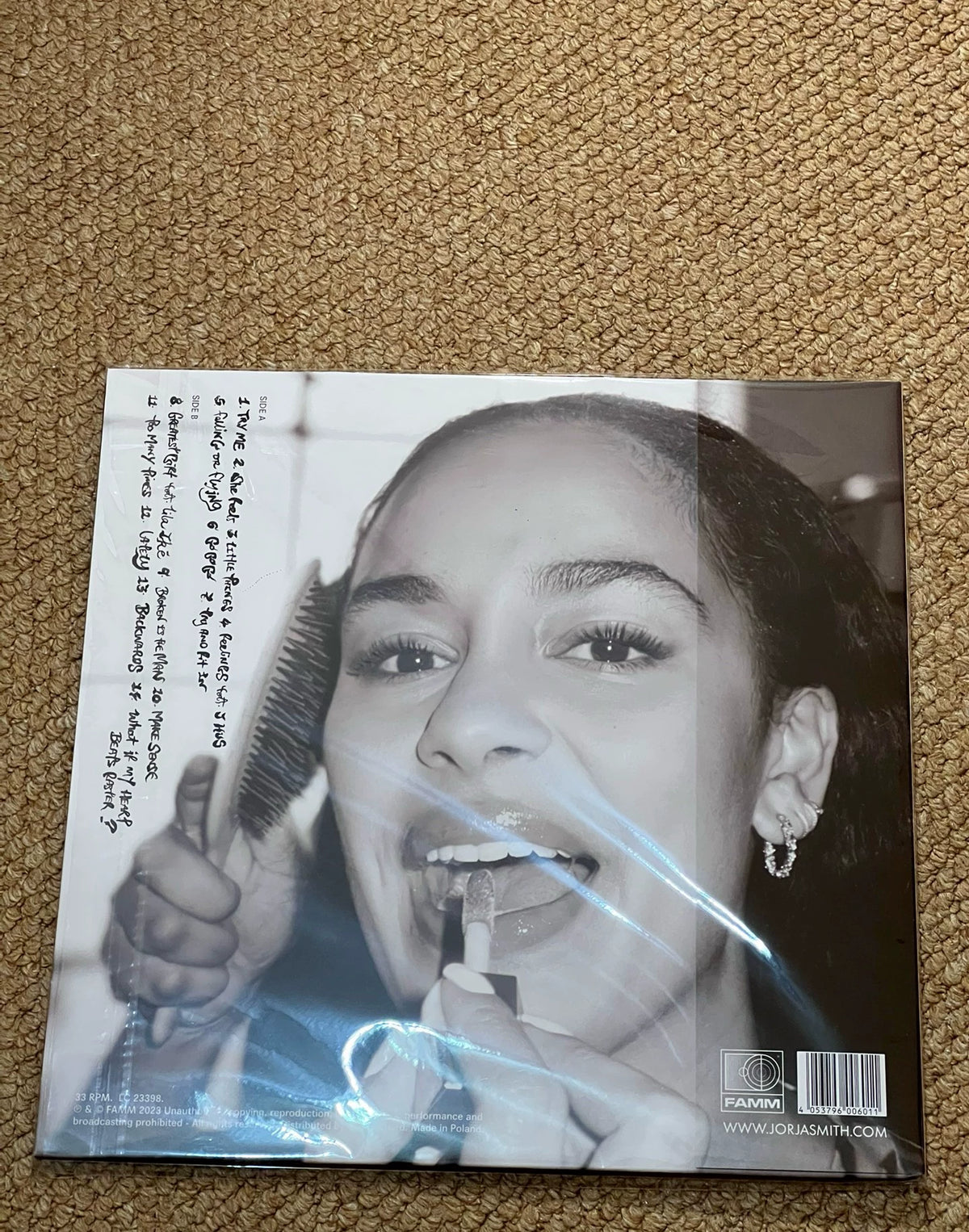 Jorja Smith – Falling Or Flying – Japan Vinyl LP with OBI