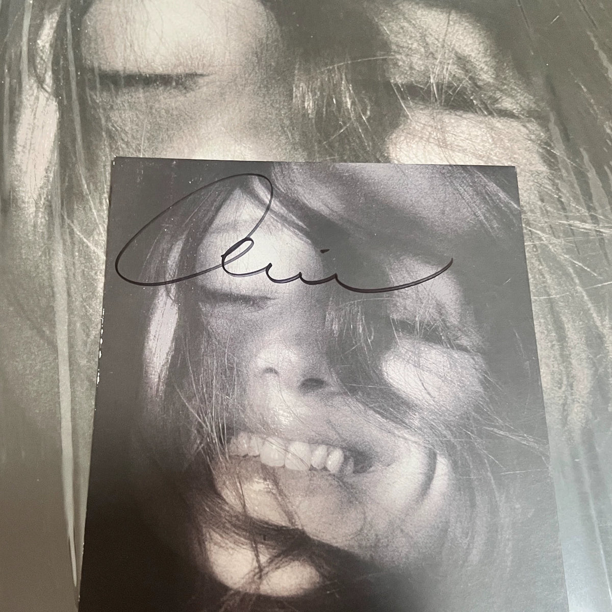 Seller photograph: Ariana Grande — Petal | Signed Black Vinyl Candidate