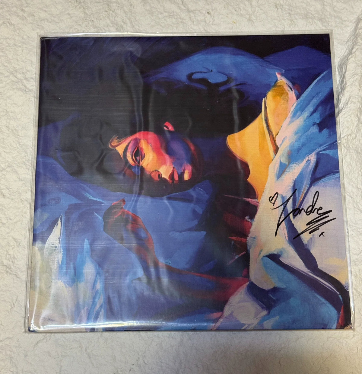 Seller photograph: Lorde — Melodrama | Signed Sleeve + Sealed Vinyl