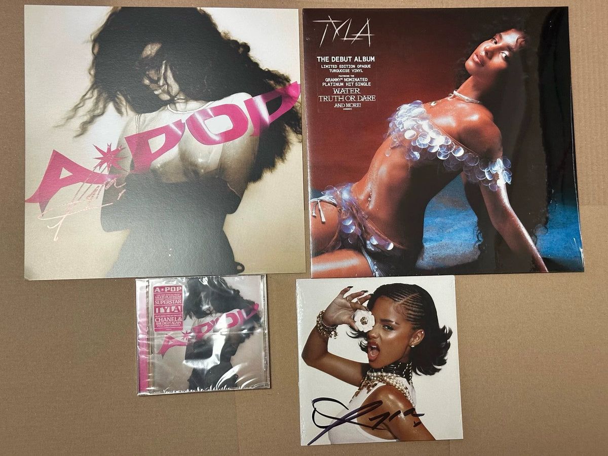 Seller photograph: Tyla | Signed Vinyl & CD Bundle