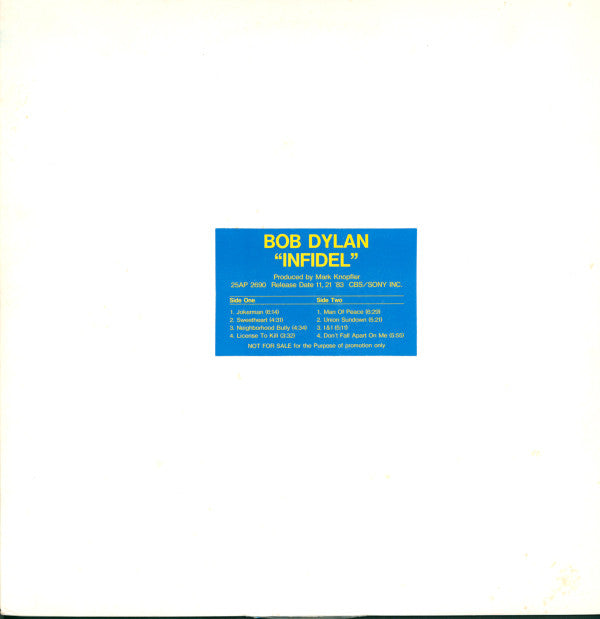 Bob Dylan – "Infidel"