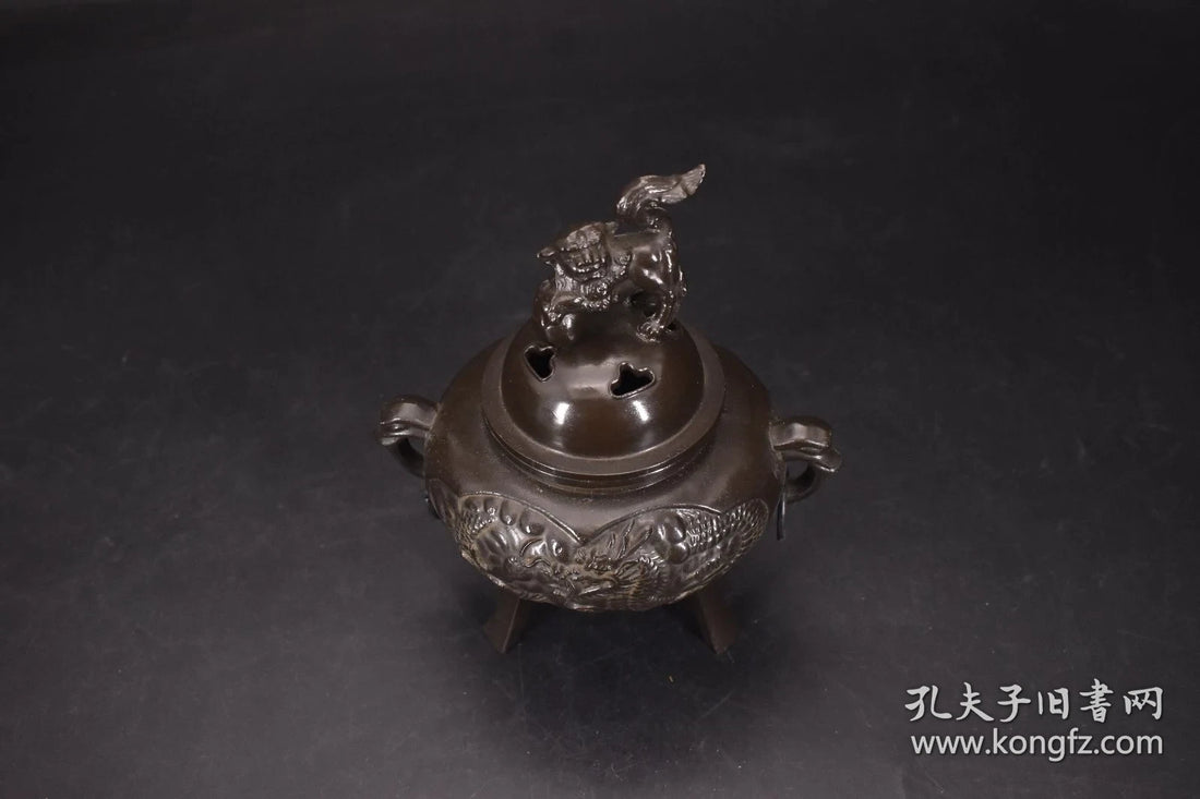 Japanese Copper Tripod Incense Burner — Auction Watch