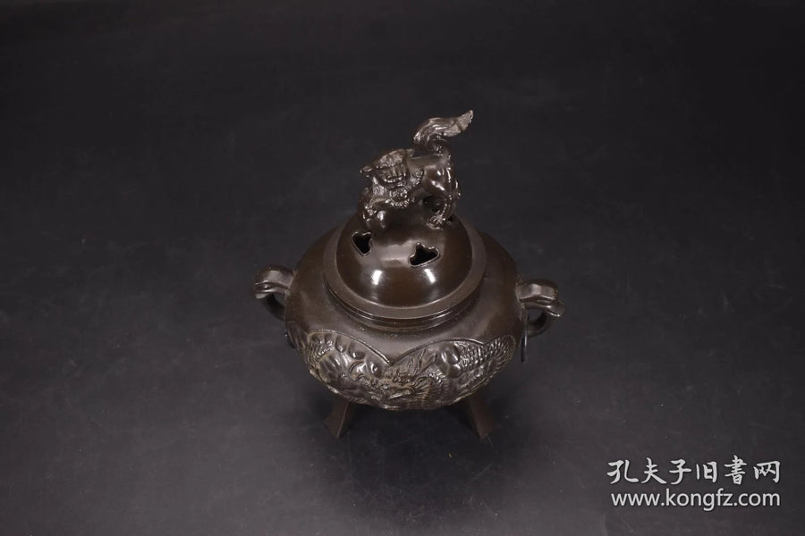 Japanese Copper Tripod Incense Burner — Auction Watch