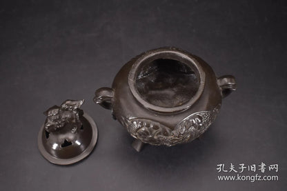 Japanese Copper Tripod Incense Burner — Auction Watch