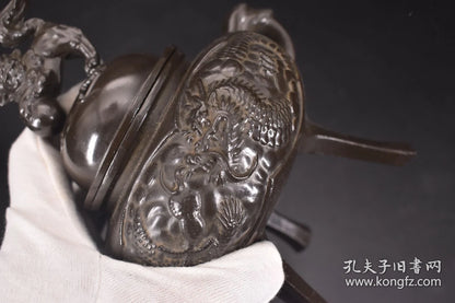 Japanese Copper Tripod Incense Burner — Auction Watch