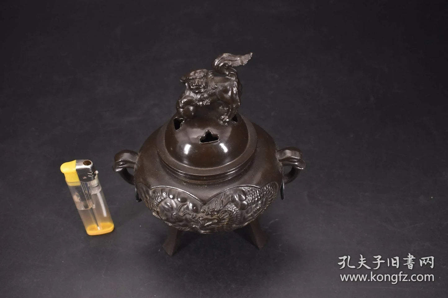 Japanese Copper Tripod Incense Burner — Auction Watch