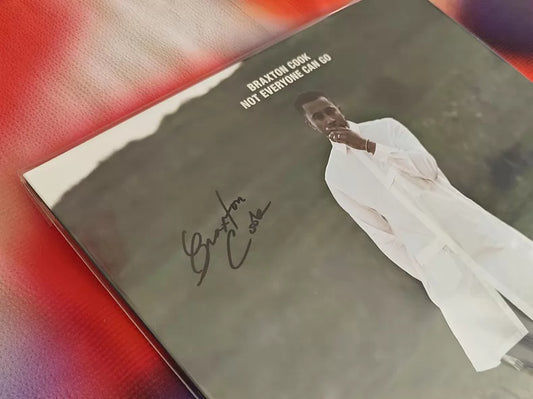 Braxton Cook, actual signed sleeve photograph