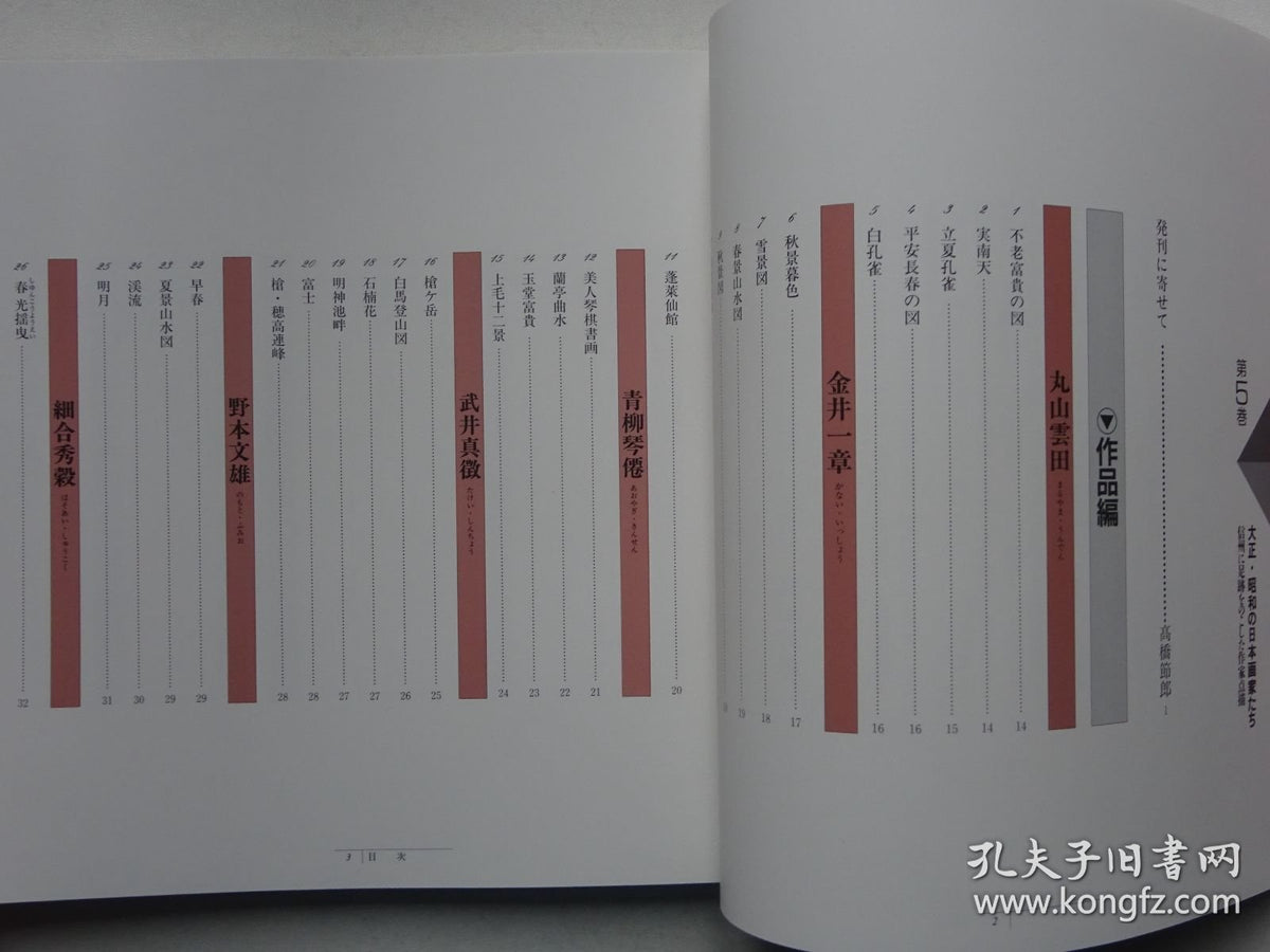 Nagano Art Complete Works Vol. 5 - Taisho and Showa Nihonga