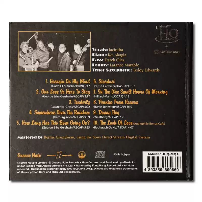 Jacintha – Here's to Ben (Hong Kong UHQCD)