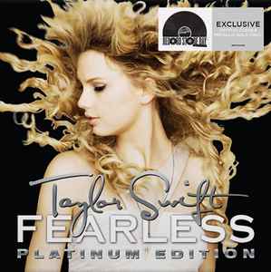 Edition reference: Taylor Swift Fearless Platinum Edition 2018 US RSD gold vinyl 2LP; not the actual copy.
