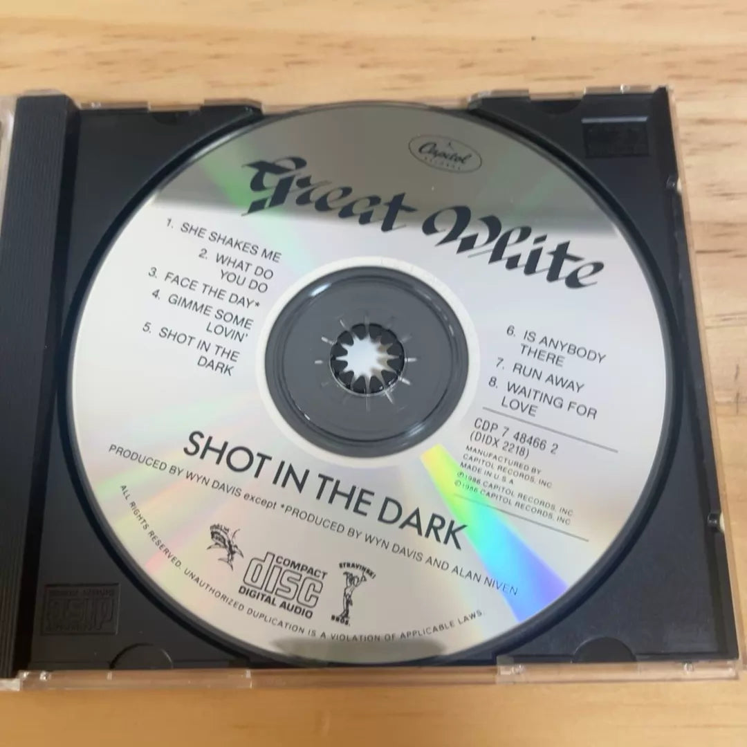 Great White – Shot In The Dark | US Capitol CD