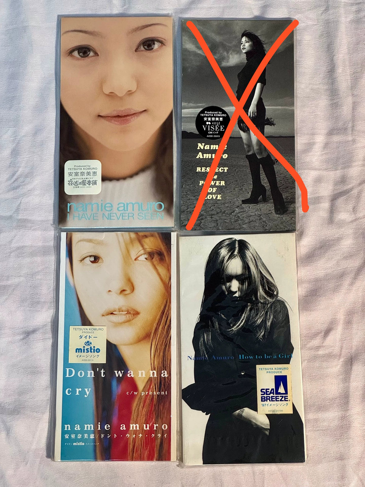 Namie Amuro Japanese 8 cm CD singles