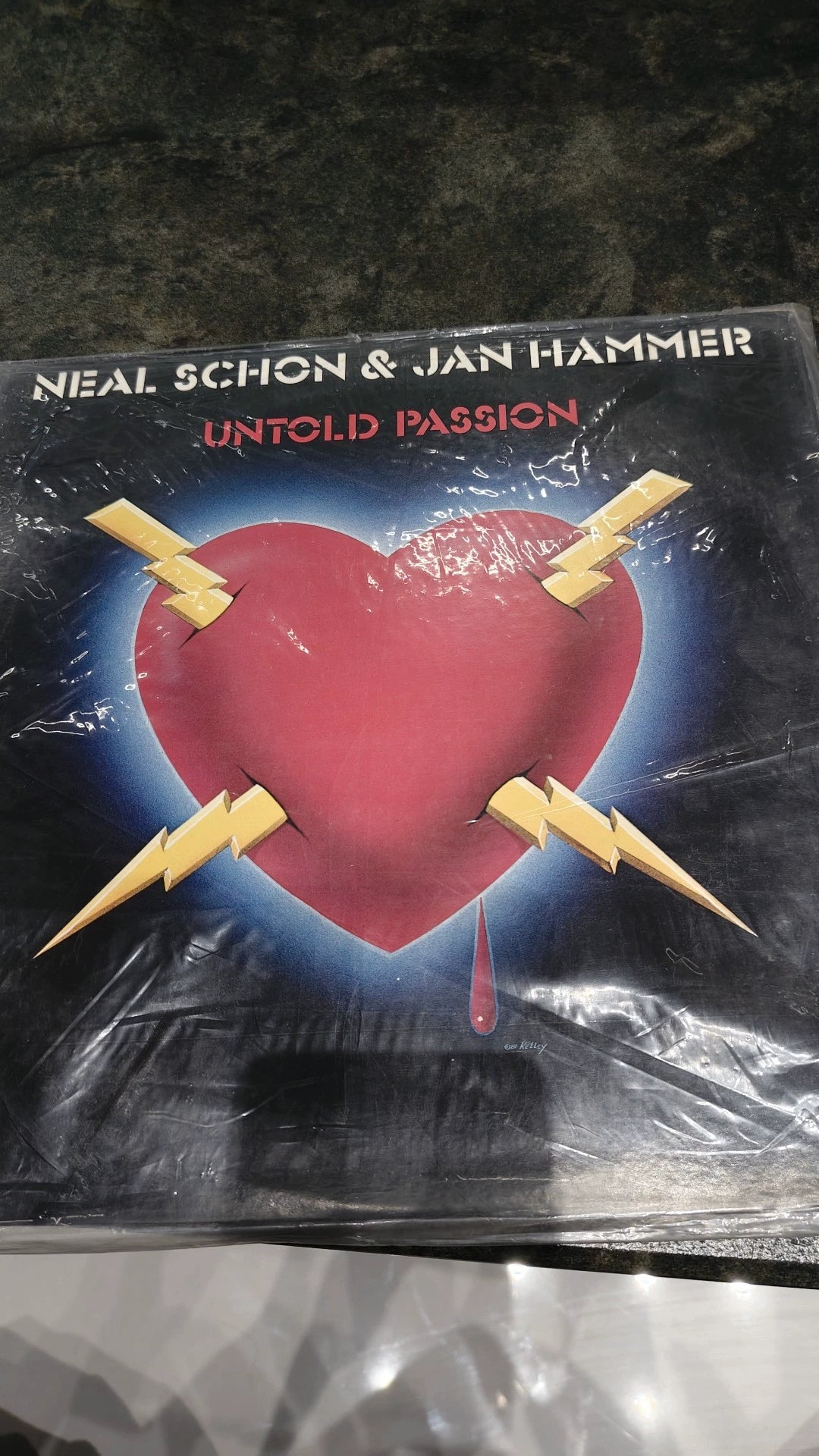 Neal Schon & Jan Hammer - Untold Passion original Japanese vinyl cover