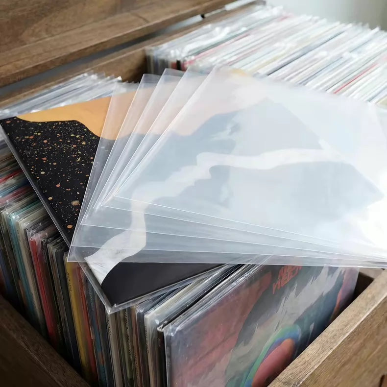 12-inch High-Clear PP Outer Sleeves — 25 Pack