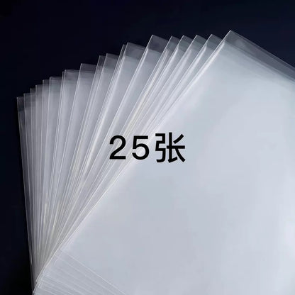 12-inch High-Clear PP Outer Sleeves — 25 Pack